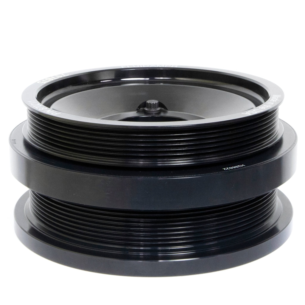 Fluidampr 870211 Harmonic Balancer - Fluidampr - Ford -2003-2007 -6.0L Power Stroke Dual Alt -Ea