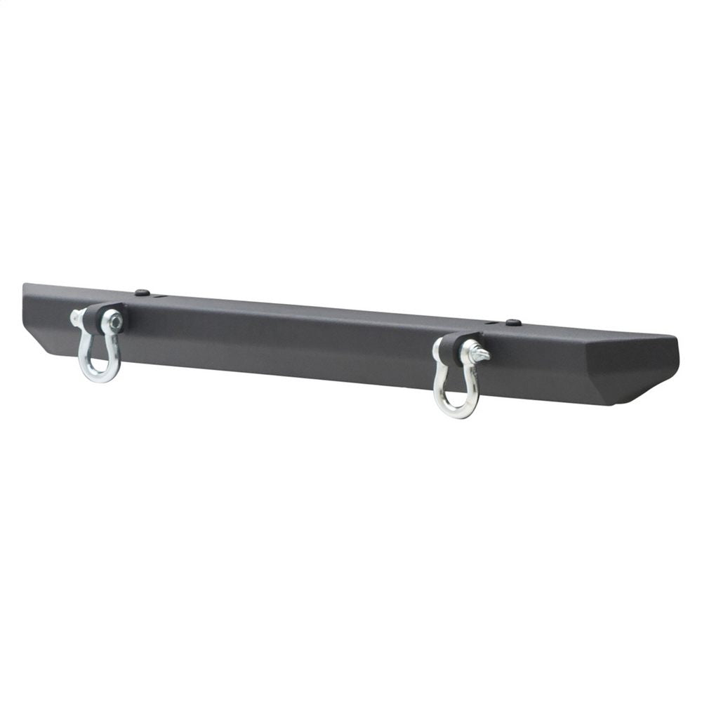 8706-Wrangler-YjTjLj-Src-Classic-Rock-Crawler-Front-Bumper-W-Drings;-Black-Powdercoat