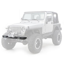 Load image into Gallery viewer, 8706-Wrangler-YjTjLj-Src-Classic-Rock-Crawler-Front-Bumper-W-Drings;-Black-Powdercoat