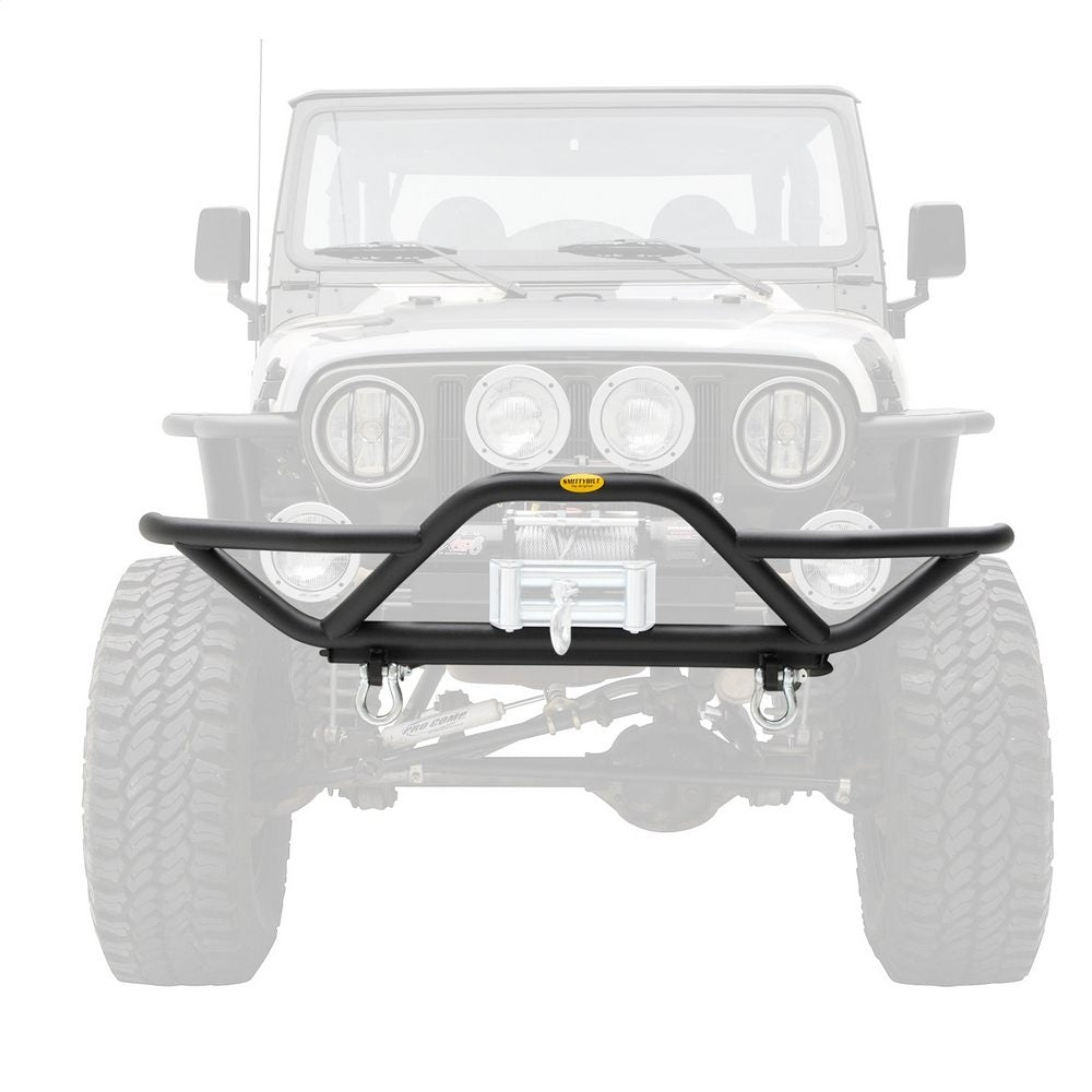 8706-Wrangler-YjTjLj-Src-Front-Grille-Guard-Bumper-WDring-Mountsblack-Texture
