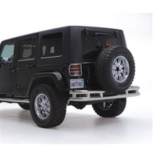 Load image into Gallery viewer, 8706-Wrangler-(YjTjLj)-Tubular-Bumper-Rear-WOut-Hitch-Black-Textured