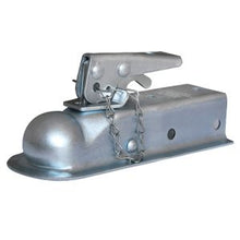 Load image into Gallery viewer, Husky Towing 87074 Strait 2-1/2" Wide Chan Mnt Bolt-On 3500 LB Grs Wt Cp 2" Ball Wedge Latch Raw