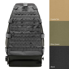 Load image into Gallery viewer, 8718-Cj--Wrangler-YjTjLjJk-Gear-Seat-Cover-Front-Driver-Or-Passenger(Not-Pair)-Black