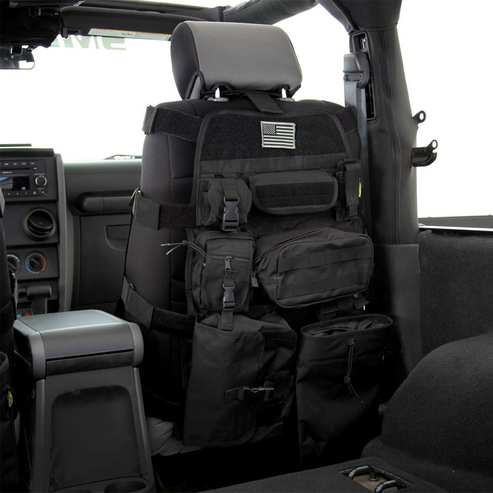 8718-Cj--Wrangler-YjTjLjJk-Gear-Seat-Cover-Front-Driver-Or-Passenger(Not-Pair)-Black