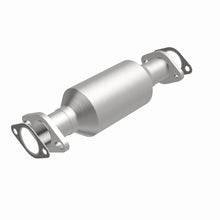 Load image into Gallery viewer, MagnaFlow Exhaust Products 23235 Standard Grade Direct-Fit Catalytic Converter for Select Dodge Challenger, Dodge Colt, Hyundai Excel, Mitsubishi Cordia, Mitsubishi Mirage, Mitsubishi Precis, Mitsubishi Tredia, Plymouth Champ, Plymouth Colt
