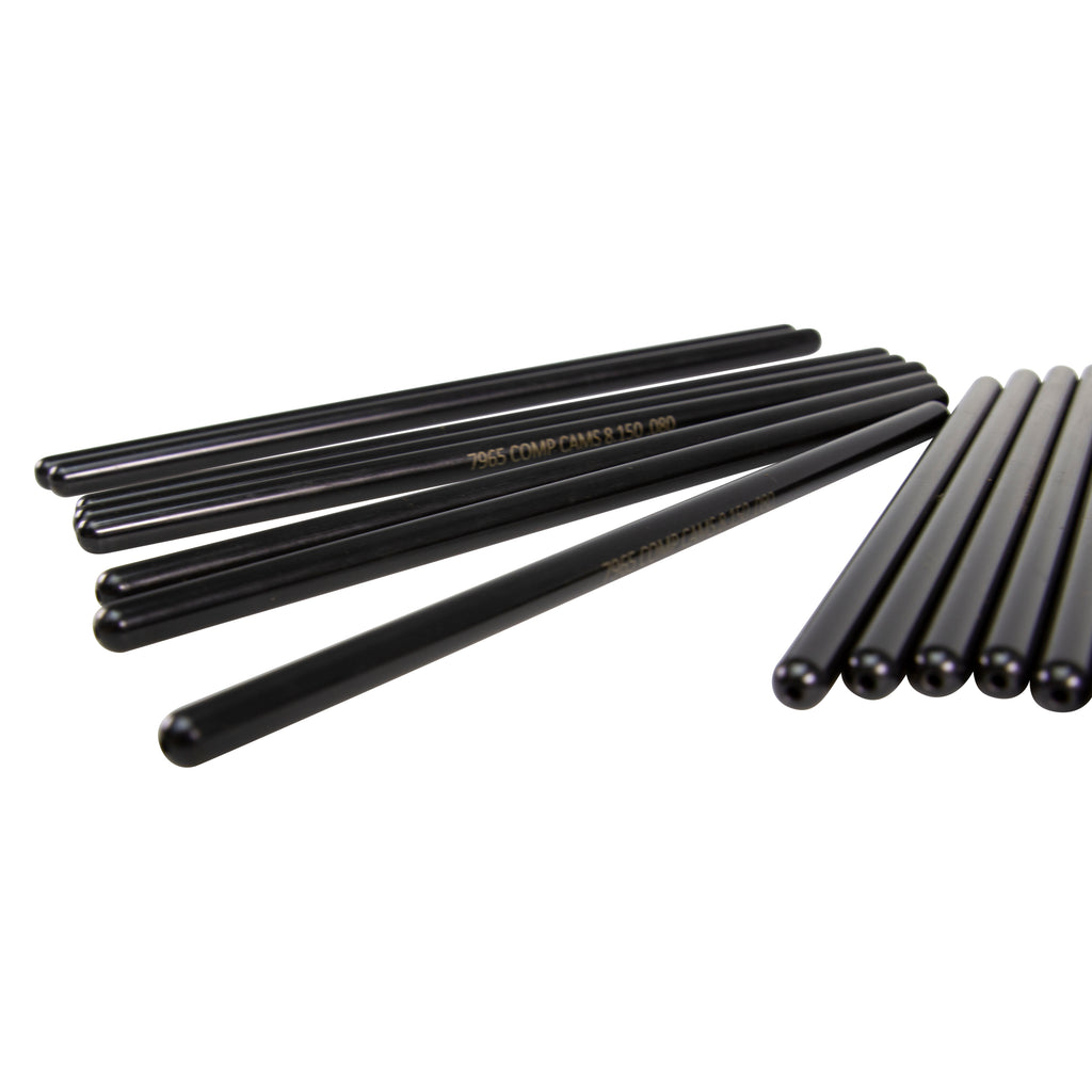 COMP Cams 8721-16 Hi-Tech .080" Wall Pushrod Set for '09+ Dodge 5.7/6.4L HEMI for Select Chrysler 300, Chrysler Aspen, Dodge Challenger, Dodge Charger, Dodge Durango, Dodge Ram 1500, Dodge Ram 2500, Dodge Ram 3500, Dodge Ram 4000, Jeep Commander, Jeep