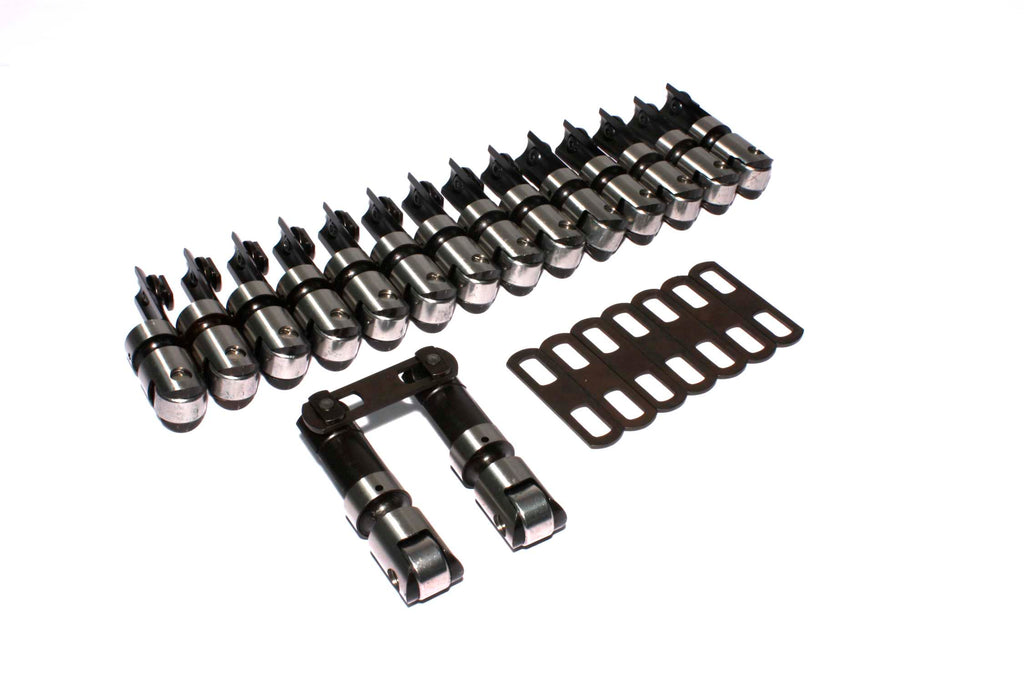 COMP Cams 873-16 Endure-X Solid Roller Lifter Set for Chevrolet Small Block, .300" Taller