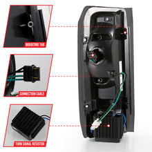 Load image into Gallery viewer, 8796-F150F250F350F4508896-Bronco-Led-Tail-Lights-Black-Housing-Smoke-Lens
