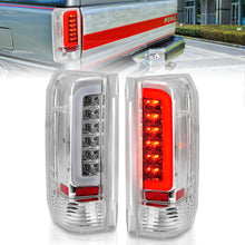Load image into Gallery viewer, 8796-F150F250F350F4508896-Bronco-Led-Tail-Lights-Chrome-Housing-Clear-Lens