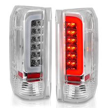 Load image into Gallery viewer, 8796-F150F250F350F4508896-Bronco-Led-Tail-Lights-Chrome-Housing-Clear-Lens