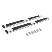 Load image into Gallery viewer, 87In-6In-Oval-Sidebar-Side-Bar-5In-And-6In-O.-E.-Xtreme-Oval-Side-Bars-Pol.-SS-(Need-Brackets)