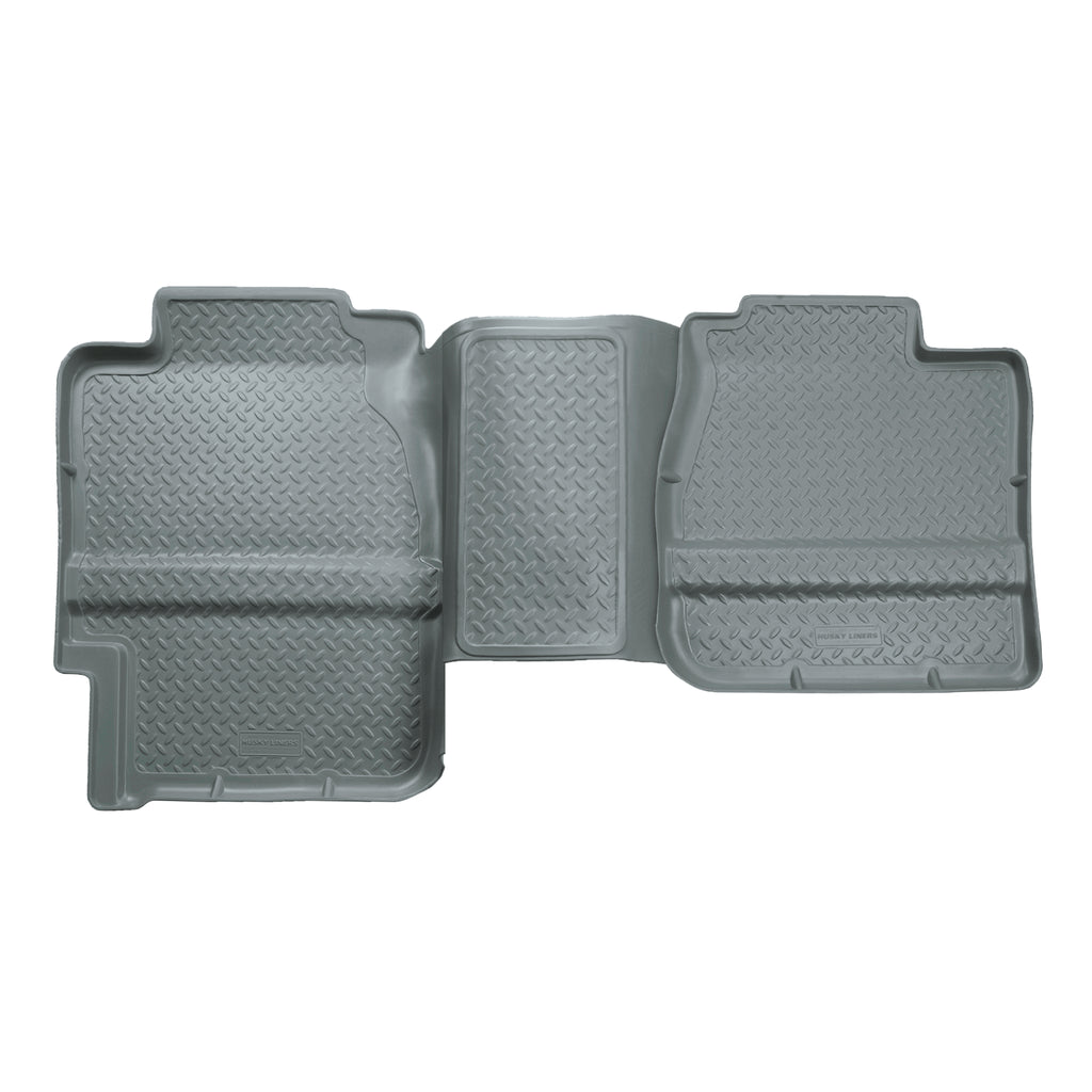 88-00-Gm-Full-Size-Truck-3DrExt.-Cab-Classic-Style-2Nd-Row-Gray-Floor-Liners