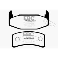 Load image into Gallery viewer, 88-90-Buick-Regal-2.8-Greenstuff-Rear-Brake-Pads
