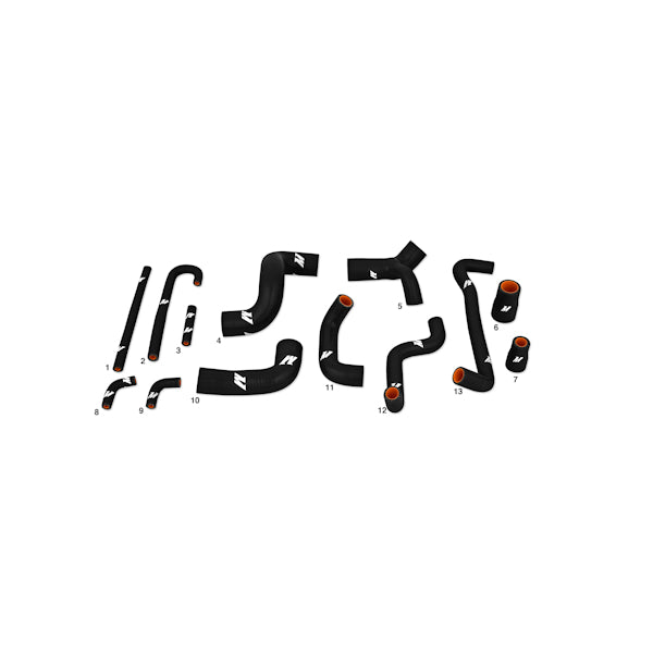 88-91-Bmw-E30-(M3)-Black-Silicone-Hose-Kit