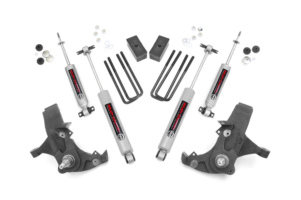 Rough Country 231N2 Suspension Lift Kit w/Shocks for Select Chevrolet C1500, Chevrolet C1500 Suburban, Chevrolet Tahoe, GMC C1500, GMC C1500 Suburban, GMC Yukon
