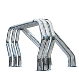 Go Rhino 9009560TDC Bed Bars Complete Kit - Triple Bar/Double Kicker (Between wheel wells) - Chrome