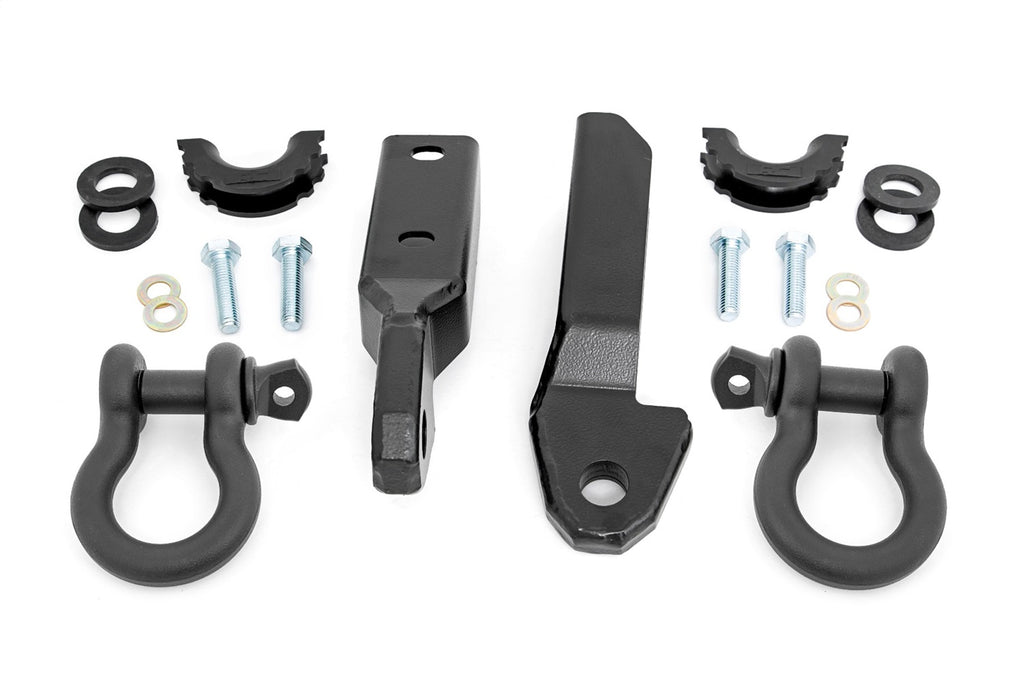 Rough Country RS164 Tow Hook To Shackle Conversion Kit for Select Chevrolet K1500, Chevrolet K1500 Suburban, Chevrolet Tahoe, GMC K1500, GMC K1500 Suburban, GMC Yukon