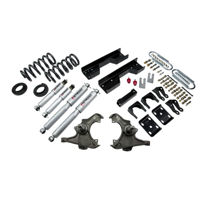 88-Gm-3500-(Ext-Cab-Dually)-4In-Or-5In-F8In-R-Drop-W-Street-Performance-Shocks-Lowering-Kit