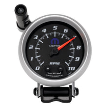 Load image into Gallery viewer, AutoMeter 880023 GAUGE, TACH, 3 3/4", 10K RPM, PEDESTAL W/ EXT. QUICK-LITE, BLACK, MOPAR