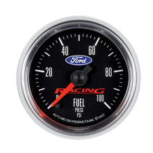 Load image into Gallery viewer, AutoMeter 880080 GAUGE, FUEL PRESS, 2 1/16", 100PSI, DIGITAL STEPPER MOTOR, FORD RACING