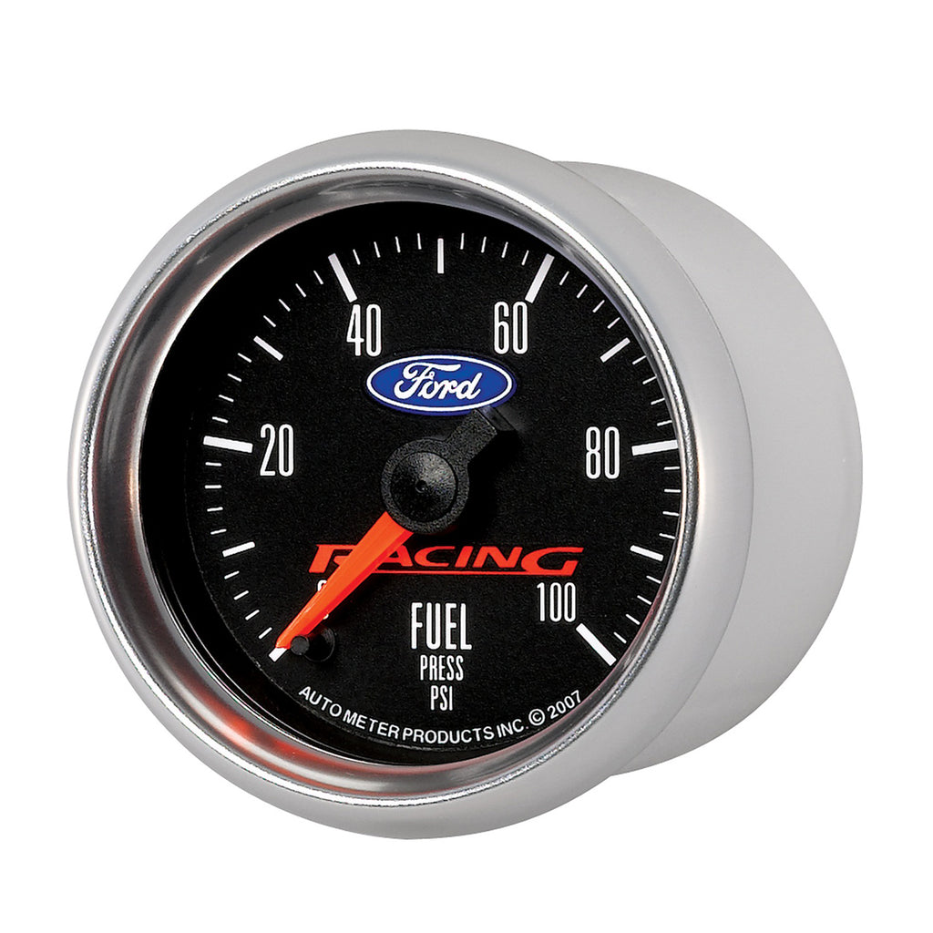AutoMeter 880080 GAUGE, FUEL PRESS, 2 1/16", 100PSI, DIGITAL STEPPER MOTOR, FORD RACING