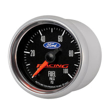 Load image into Gallery viewer, AutoMeter 880080 GAUGE, FUEL PRESS, 2 1/16", 100PSI, DIGITAL STEPPER MOTOR, FORD RACING