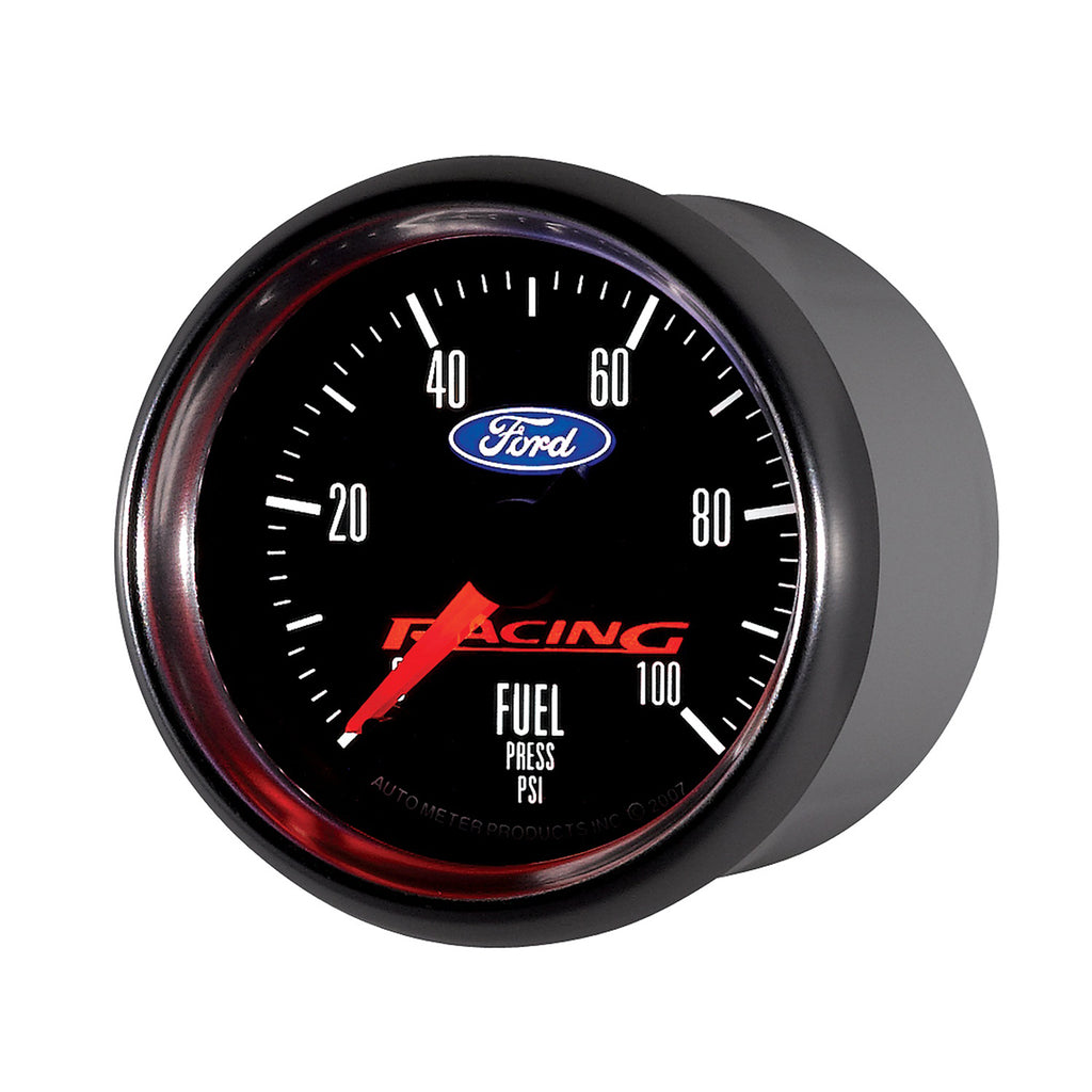 AutoMeter 880080 GAUGE, FUEL PRESS, 2 1/16", 100PSI, DIGITAL STEPPER MOTOR, FORD RACING