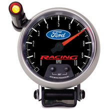 Load image into Gallery viewer, AutoMeter 880083 GAUGE, TACHOMETER, 3 3/4", 10K RPM, PEDESTAL W/ EXT. QUICK-LITE, FORD RACING