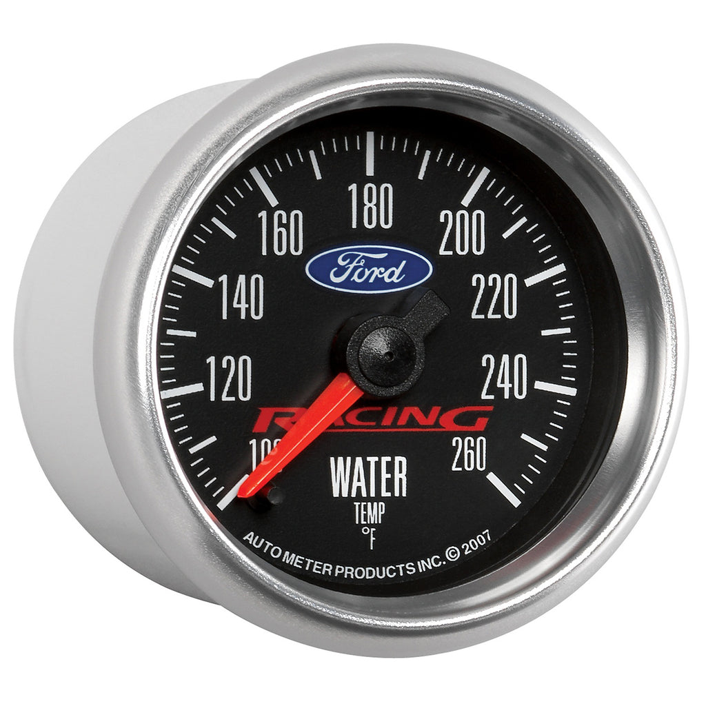 AutoMeter 880086 GAUGE,WATER TEMP,2 1/16",100-260 Degrees F,DIGITAL STEPPER MOTOR,FORD RACING