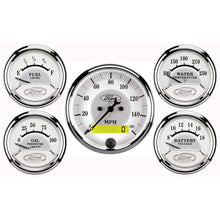 Load image into Gallery viewer, AutoMeter 880087 GAUGE KIT, 5 PC., 3 1/8" &amp; 2 1/16", ELEC. SPEEDOMETER, FORD MASTERPIECE
