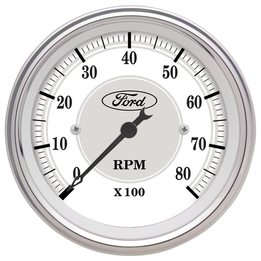 AutoMeter 880088 GAUGE, TACHOMETER, 3 1/8", 8K RPM, IN-DASH, FORD MASTERPIECE