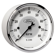 Load image into Gallery viewer, AutoMeter 880088 GAUGE, TACHOMETER, 3 1/8", 8K RPM, IN-DASH, FORD MASTERPIECE