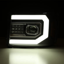 Load image into Gallery viewer, AlphaRex 880096 LED Projector Headlights in Chrome for Select GMC Sierra
