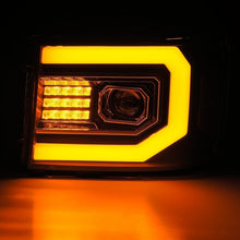 Load image into Gallery viewer, AlphaRex 880097 LED Projector Headlights in Jet Black for Select GMC Sierra