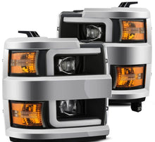 Load image into Gallery viewer, AlphaRex 880098 Projector Headlights Black for Select Chevrolet Silverado 2500, Chevrolet Silverado HD, Chevrolet Silverado 3500, Chevrolet Silverado HD