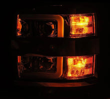 Load image into Gallery viewer, AlphaRex 880098 Projector Headlights Black for Select Chevrolet Silverado 2500, Chevrolet Silverado HD, Chevrolet Silverado 3500, Chevrolet Silverado HD