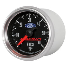 Load image into Gallery viewer, AutoMeter 880106 GAUGE, BOOST, 2 1/16", 60PSI, MECHANICAL, FORD RACING