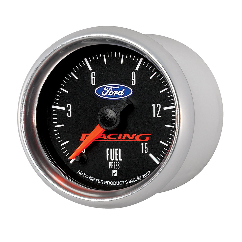 AutoMeter 880107 GAUGE, FUEL PRESS, 2 1/16", 15PSI, DIGITAL STEPPER MOTOR, FORD RACING
