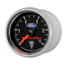 Load image into Gallery viewer, AutoMeter 880107 GAUGE, FUEL PRESS, 2 1/16", 15PSI, DIGITAL STEPPER MOTOR, FORD RACING