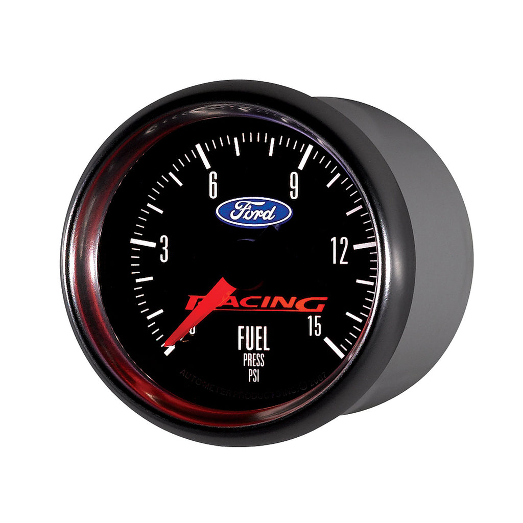 AutoMeter 880107 GAUGE, FUEL PRESS, 2 1/16", 15PSI, DIGITAL STEPPER MOTOR, FORD RACING