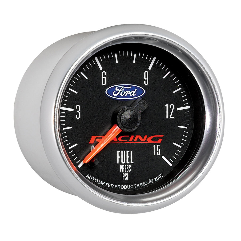 AutoMeter 880107 GAUGE, FUEL PRESS, 2 1/16", 15PSI, DIGITAL STEPPER MOTOR, FORD RACING