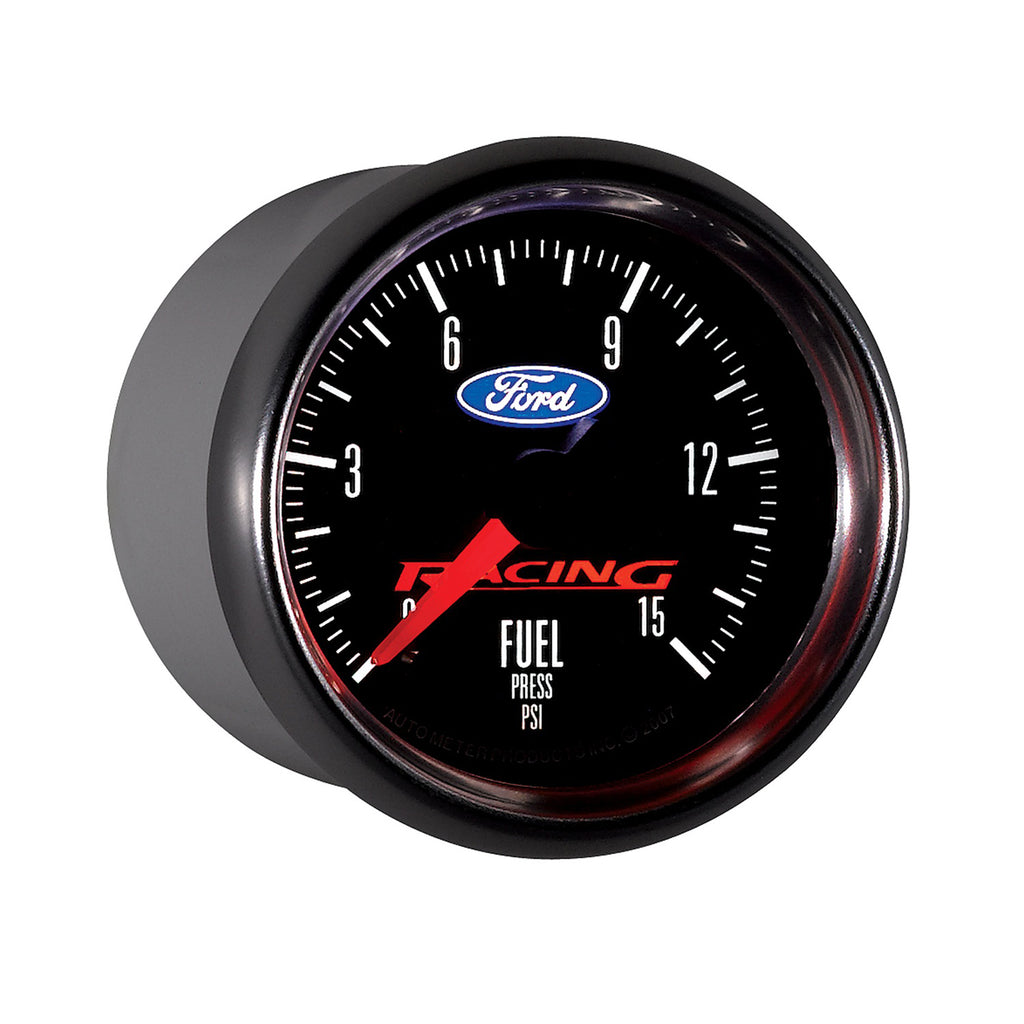 AutoMeter 880107 GAUGE, FUEL PRESS, 2 1/16", 15PSI, DIGITAL STEPPER MOTOR, FORD RACING