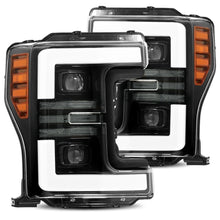 Load image into Gallery viewer, AlphaRex 880108 Projector Headlights Plank Style Design Gloss Black for Select Ford F-250 Super Duty, Ford F-350 Super Duty, Ford F-450 Super Duty, Ford F-550 Super Duty
