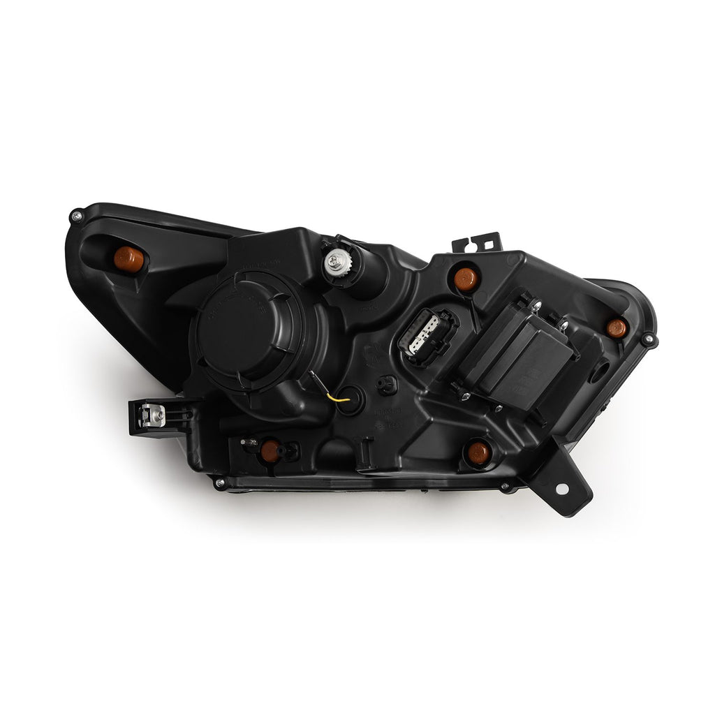 AlphaRex 880114 LED Projector Headlights in Alpha Black for Select Ford Mustang