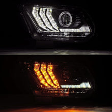 Load image into Gallery viewer, AlphaRex 880115 LED Projector Headlights in Black for Select Ford Mustang