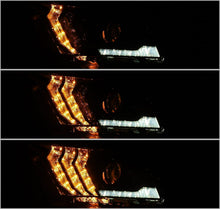 Load image into Gallery viewer, AlphaRex 880115 LED Projector Headlights in Black for Select Ford Mustang