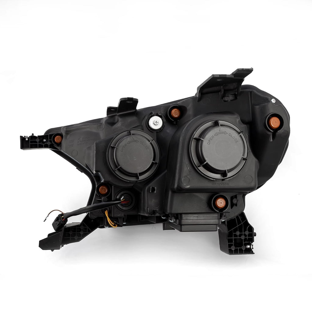 AlphaRex 880123 LED Projector Headlights in Alpha-Black for Select Ford Ranger
