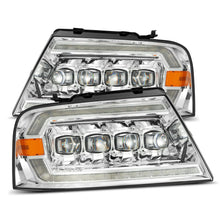 Load image into Gallery viewer, AlphaRex 880129 LED Projector Headlights in Chrome for Select Ford F-150, Lincoln Mark LT