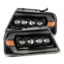 Load image into Gallery viewer, AlphaRex 880130 LED Projector Headlights in Alpha-Black for Select Ford F-150, Lincoln Mark LT