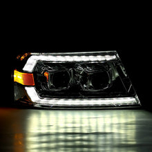 Load image into Gallery viewer, AlphaRex 880135 Projector Headlights Chrome for Select Ford F-150, Lincoln Mark LT